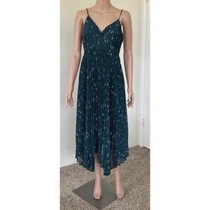 Uniqlo C Pleated Adjustable Straps Camisole Women’s Maxi Dress Size Medium